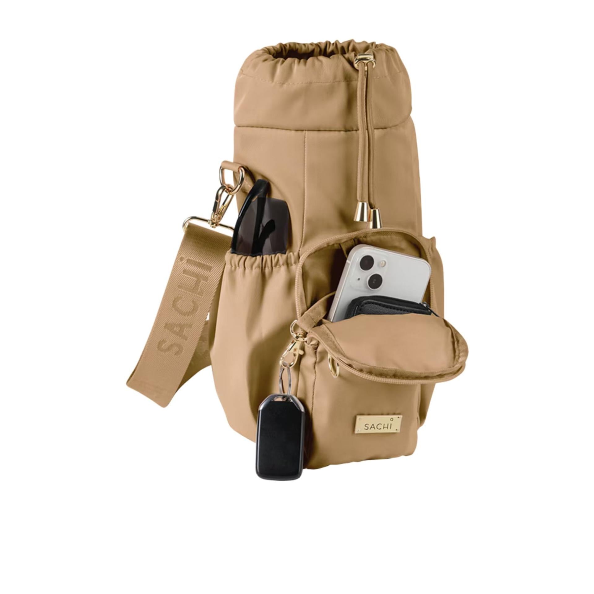 Sachi - 8830 Crossbody Insulated Bottle Bag - Latte