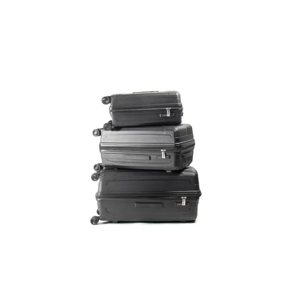 Paklite - PA50 Charter 3 Piece Luggage Set - Black