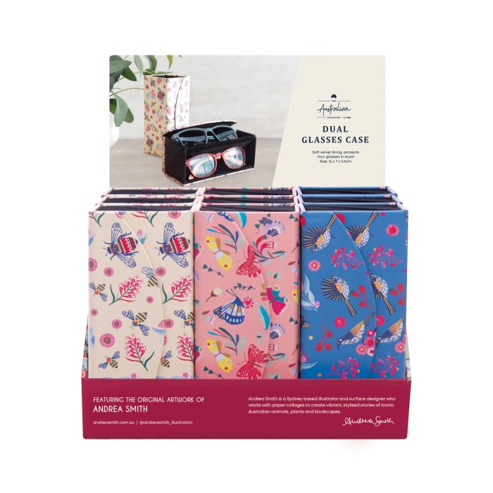 Isaalbi - Andrea Smith Dual Glasses Case - Assorted