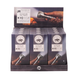 ISAALBI Maverick Adventure LED Torch - Silver