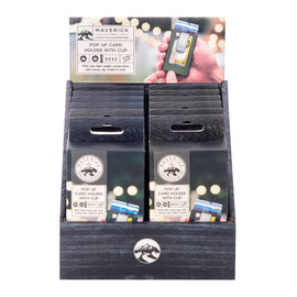 ISAALBI - Maverick Pop up Card hold w Money Clip - *DC