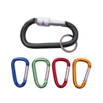 ISAALBI - Locking 5 x Carabiner Set - Assorted