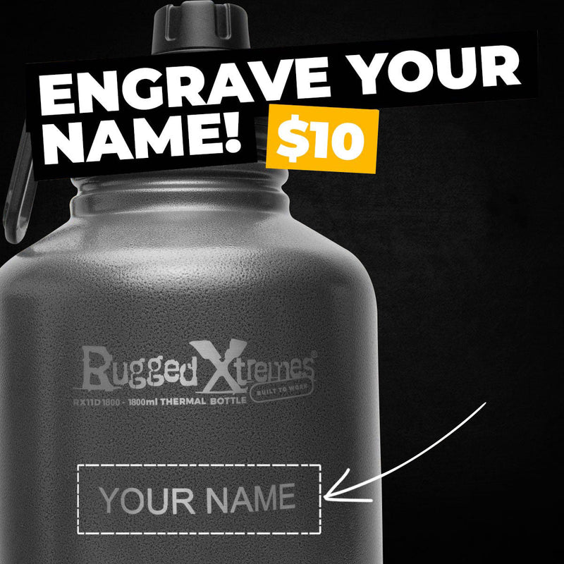 Rugged Extreme - RX11D1800 Thermal 1800ml Vacuum Insulated Bottle - Grey