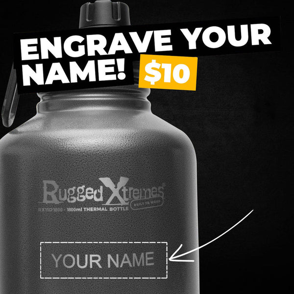 Rugged Extreme - RX11D1800 Thermal 1800ml Vacuum Insulated Bottle - Grey