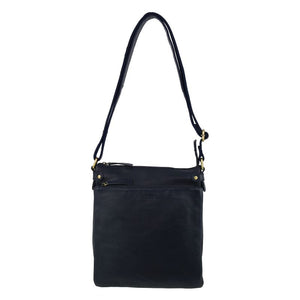 Milleni - NL4158 Leather Crossbody Bag - Navy