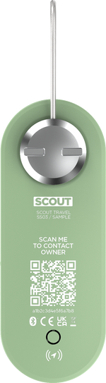 KNOG - Scout Travel Smart Luggage Tag with Tracker - Green