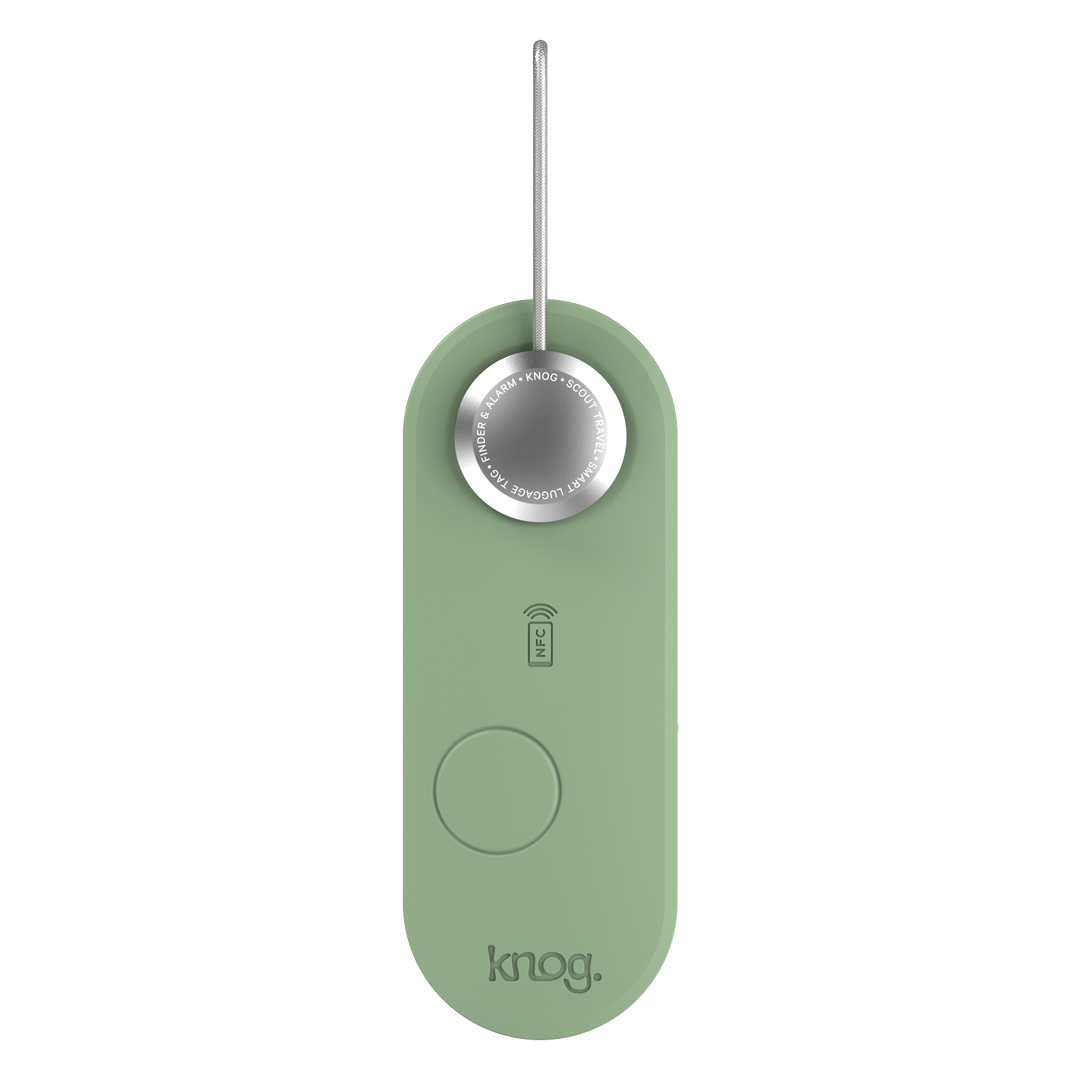 KNOG - Scout Travel Smart Luggage Tag with Tracker - Green