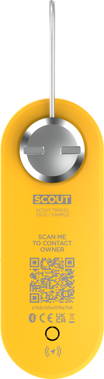 KNOG - Scout Travel Smart Luggage Tag with Tracker - Yellow