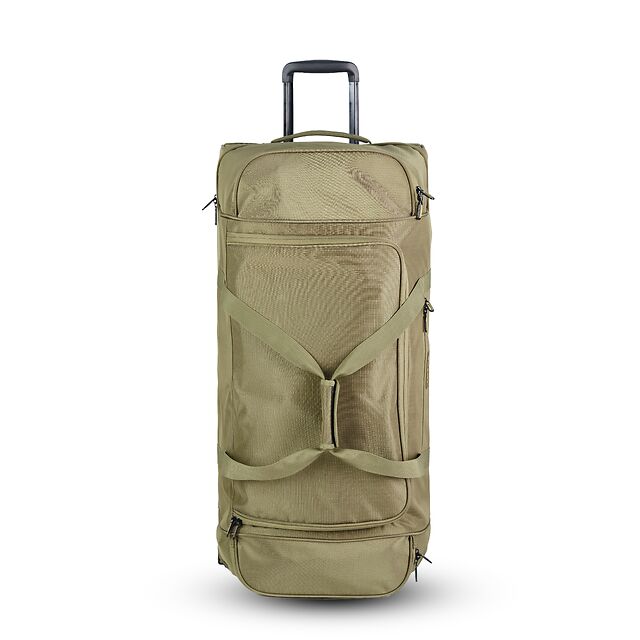 Tosca - TCA798TWM-B 70cm Wheeled split compartment Duffle - Khaki/Sand