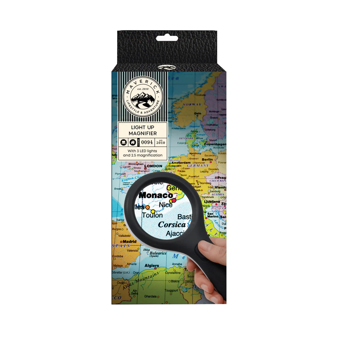 Maverick - Light upo LED Magnifier - Black