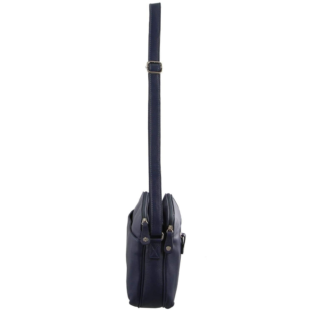Milleni NL10768 Navy Leather Cross-Body