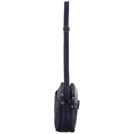 Milleni NL10768 Navy Leather Cross-Body - 0