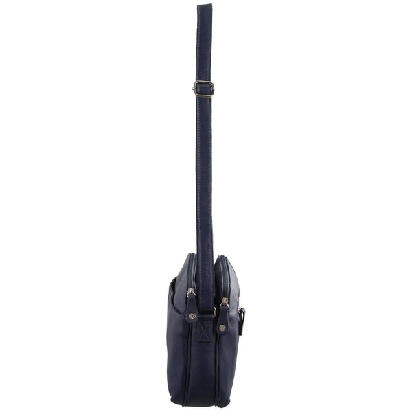 Milleni NL10768 Navy Leather Cross-Body