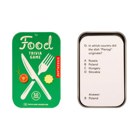 Kirkland - Food Trivia Mini Tin - Green