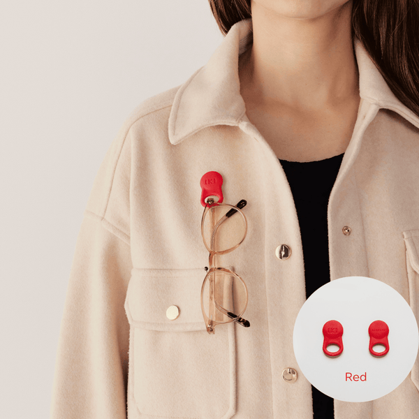 Klipsta - Spex Clip Glasses Clips - Red