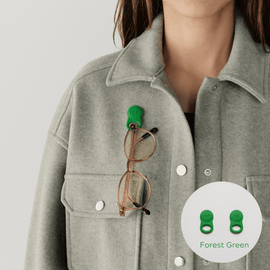 Klipsta - Spex Clip glasses clips - Forest Green