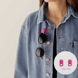 Klipsta - Spex Clip glasses clips - Hot Pink