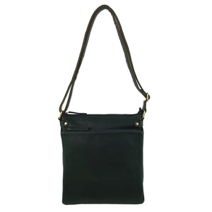Milleni - NL4158 Leather Crossbody Bag - Olive Green