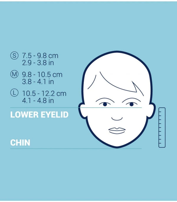 Pacsafe - Silver Ion Face Mask - Silver Grey - Large