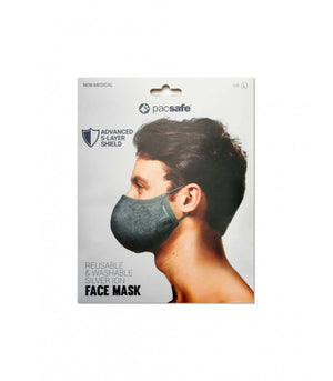 Pacsafe - Silver Ion Face Mask - Silver Grey - Large