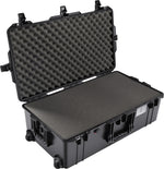 Pelican - 1615AIR,WL/WFoam,PB 2 wheel case Large - BLACK