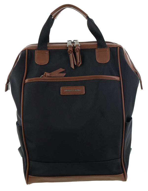 Pierre Cardin - PC4107 Nylon Backpack - Black