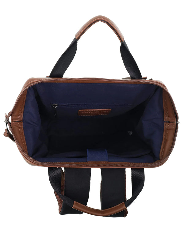 Pierre Cardin - PC4107 Nylon Backpack - Black