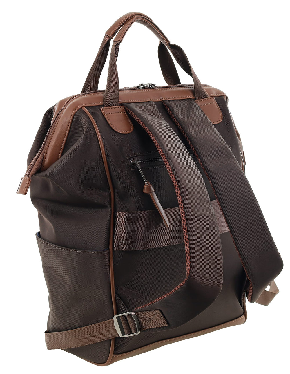 Pierre Cardin - PC4107 Nylon Backpack - Chocolate