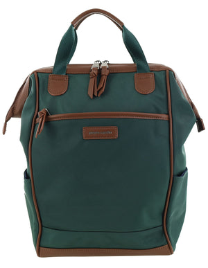 Pierre Cardin - PC4107 Nylon Backpack - Olive Green