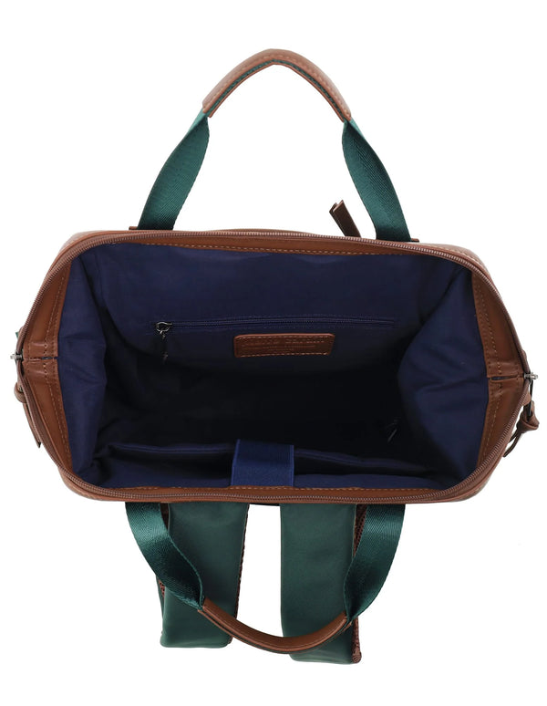 Pierre Cardin - PC4107 Nylon Backpack - Olive Green