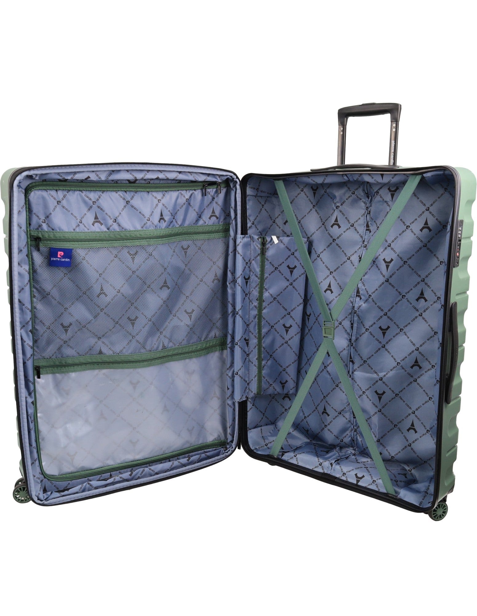 Pierre Cardin - PC3941M 70cm Medium Hard Shell Suitcase - Moss