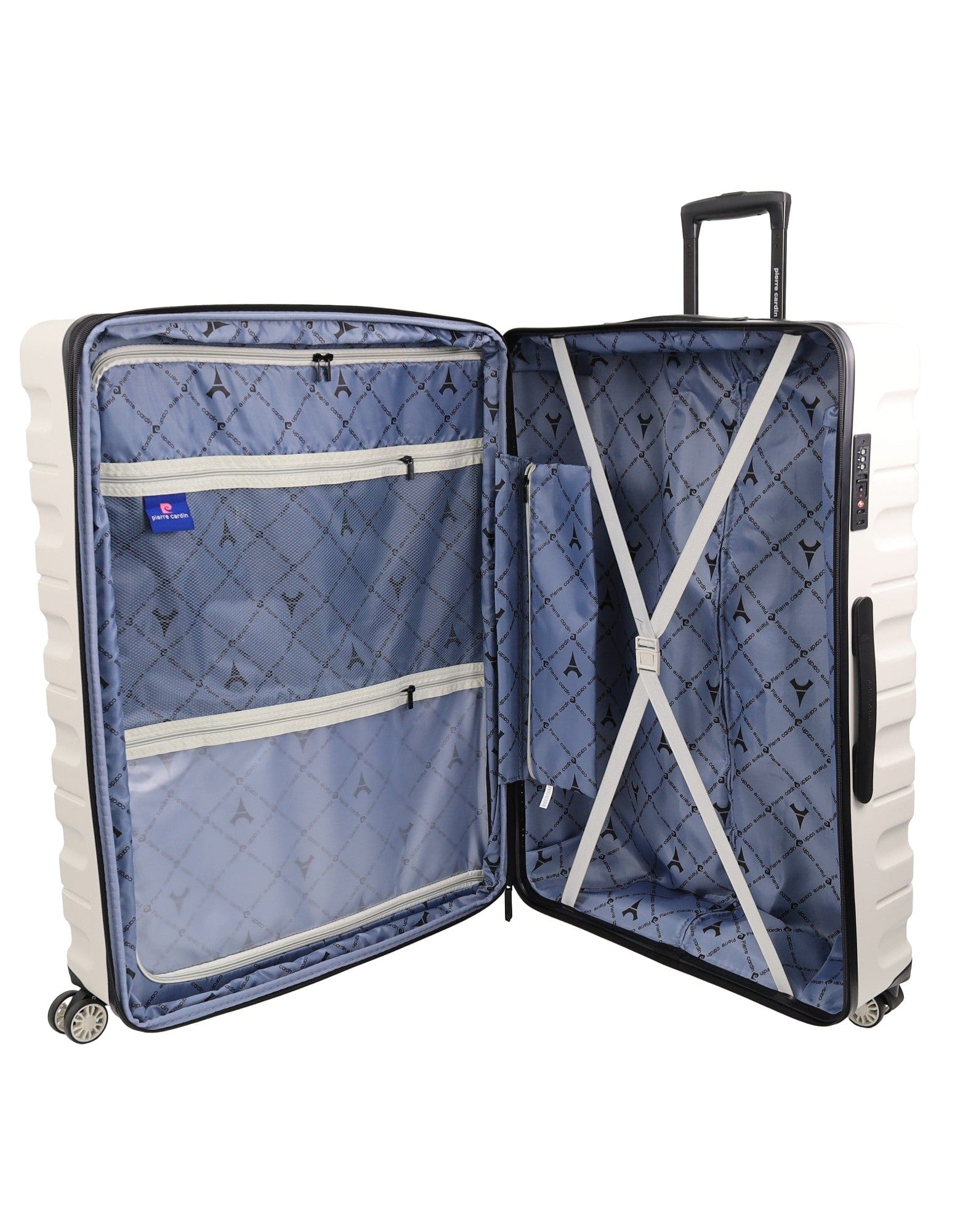 Pierre Cardin - PC3941M 70cm Medium Hard Shell Suitcase - Snow - 0