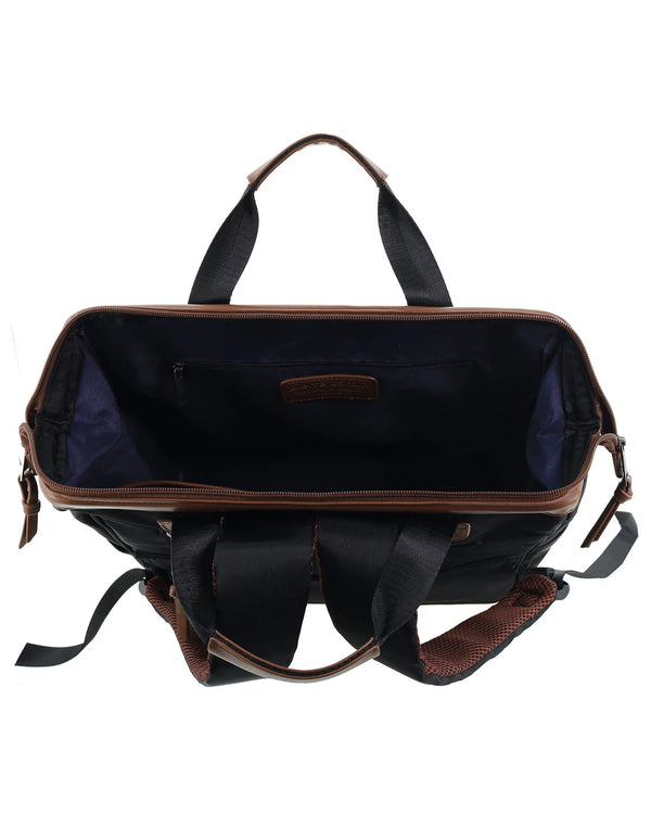 Pierre Cardin - PC4106 Nylon Overnight Bag - Black