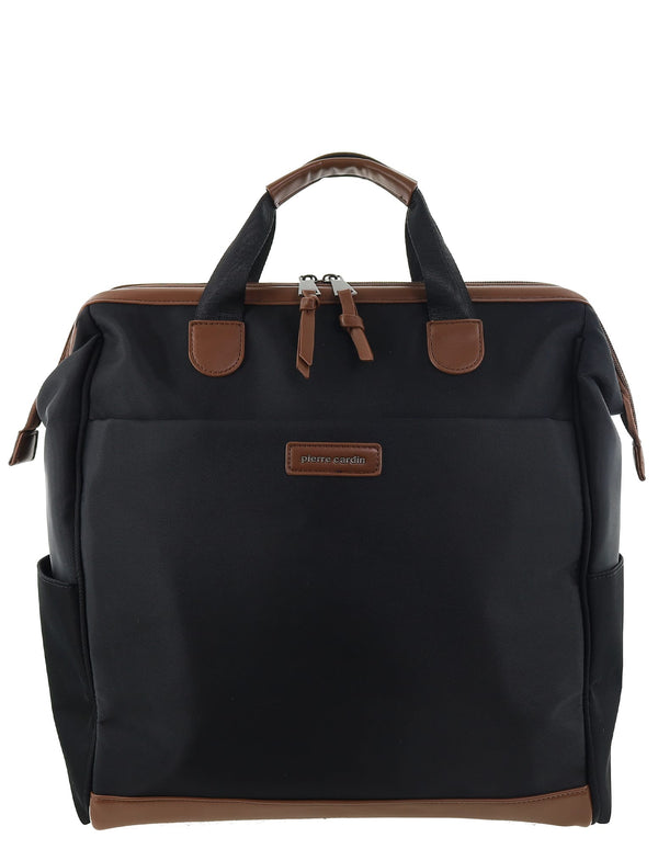 Pierre Cardin - PC4106 Nylon Overnight Bag - Black