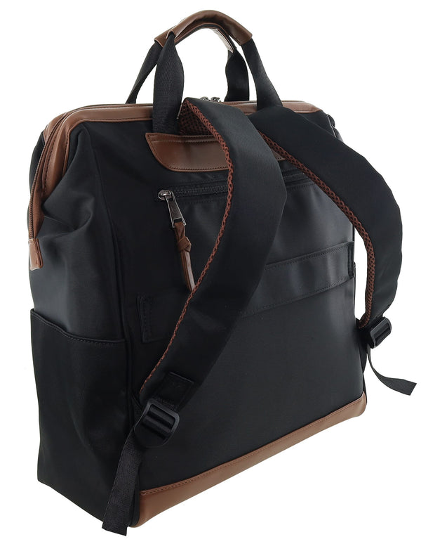 Pierre Cardin - PC4106 Nylon Overnight Bag - Black