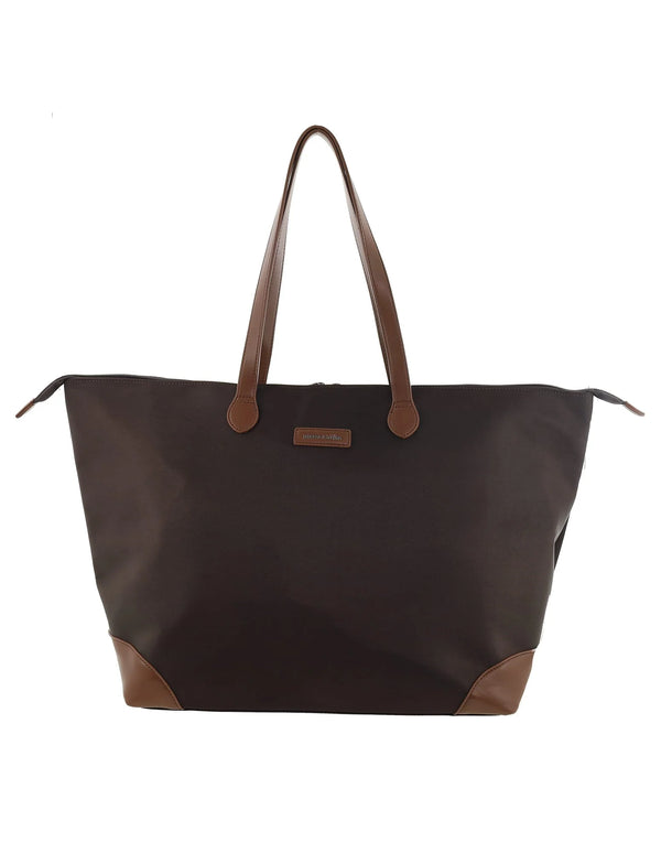 Pierre Cardin - PC4109 Nylon Tote Bag - Chocolate
