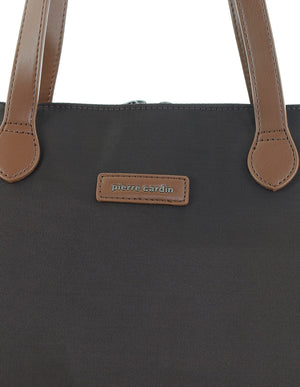 Pierre Cardin - PC4109 Nylon Tote Bag - Chocolate