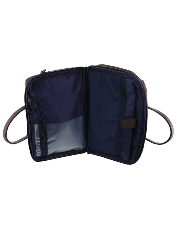Pierre Cardin - PC4104 Nylon Overnight Bag - Chocolate