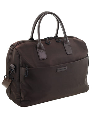 Pierre Cardin - PC4104 Nylon Overnight Bag - Chocolate