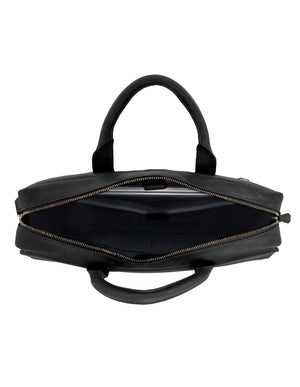 Pierre Cardin - PC3963 Men's Leather Bag - Black