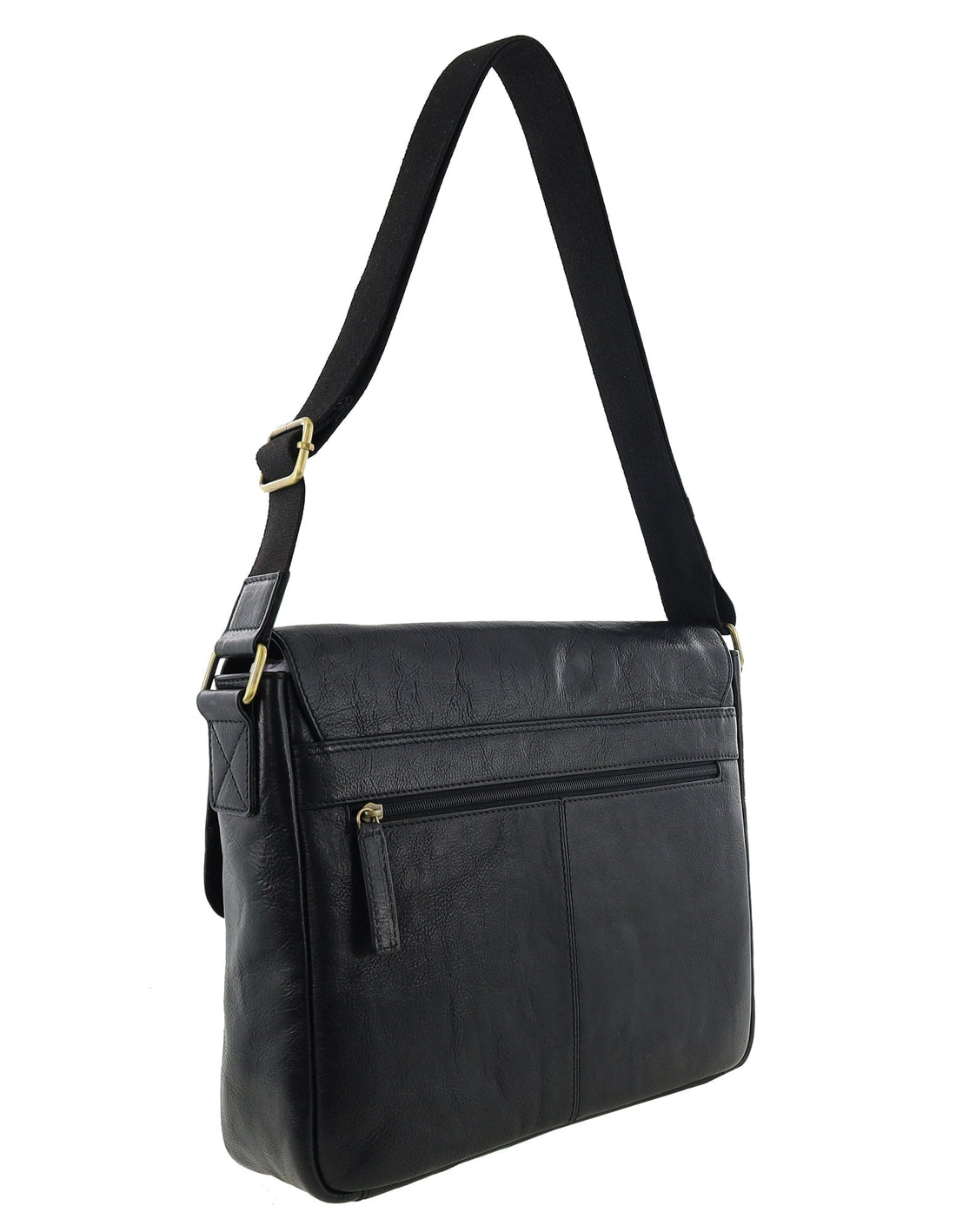 Pierre Cardin - PC4094 Leather Men's Satchel - Black