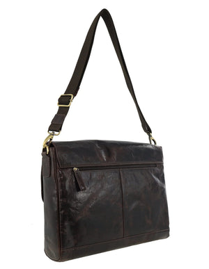 Pierre Cardin - PC4092 Leather Briefcase - Chocolate