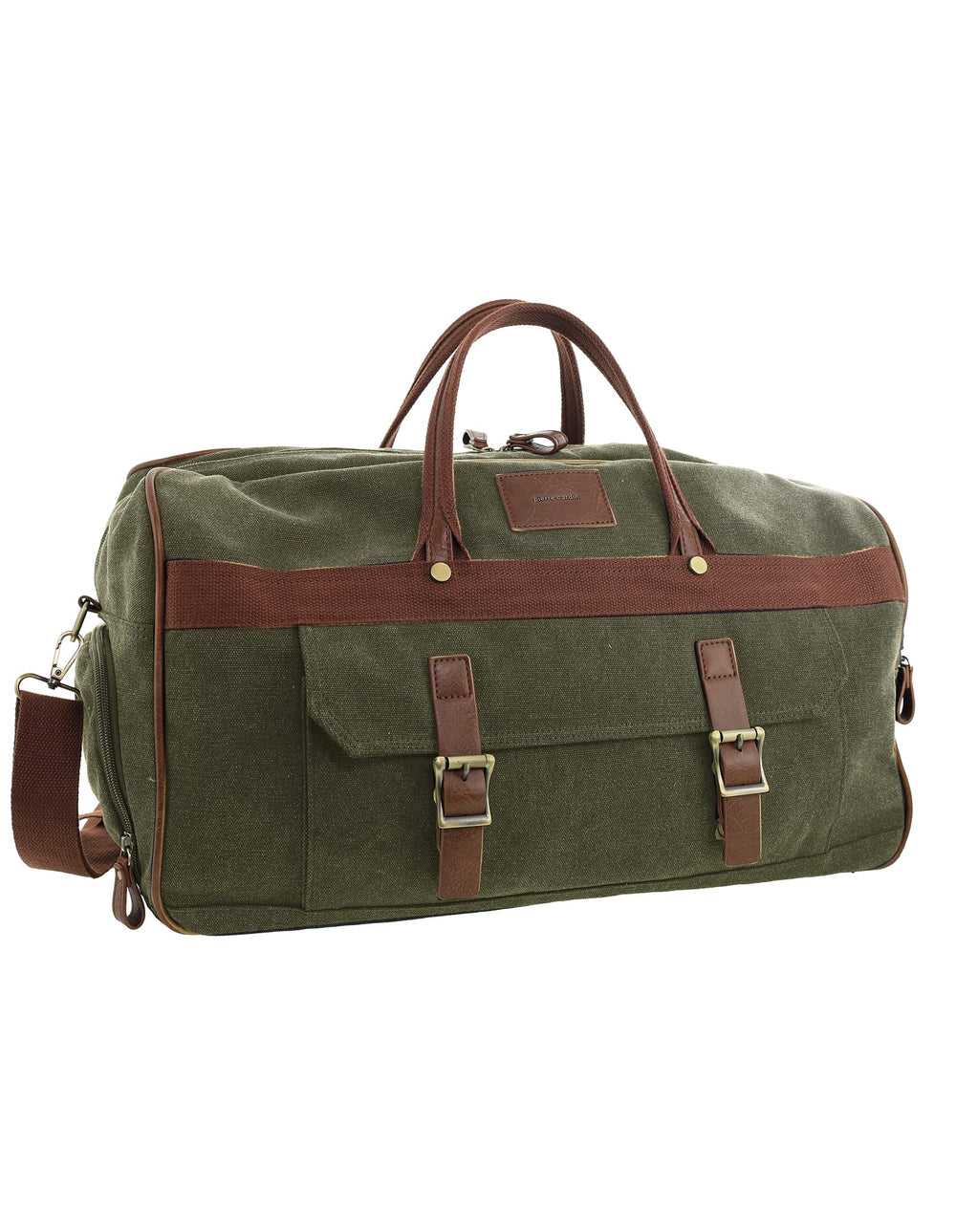 Pierre Cardin - PC4079 Canvas Overnight Bag - Brown