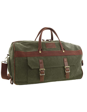 Pierre Cardin - PC4079 Canvas Overnight Bag - Brown