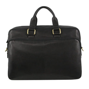 Pierre Cardin - PC3811 Leather Briefcase - Black