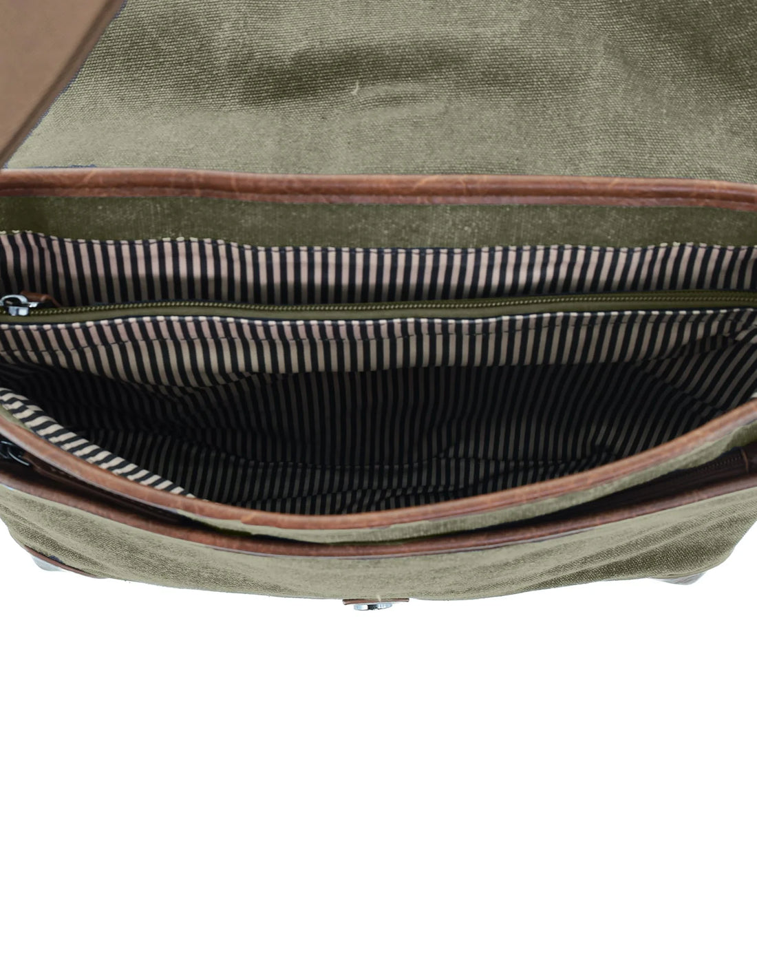 Pierre Cardin - PC4097 Canvas Satchel - Brown