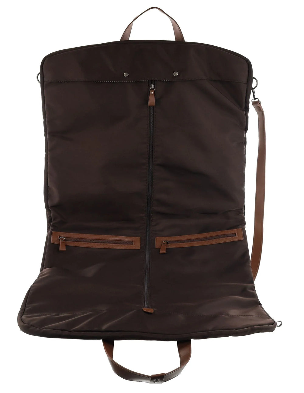 Pierre Cardin - PC4019 Nylon Overnight Garment Bag - Chocolate