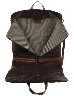 Pierre Cardin - PC4019 Nylon Overnight Garment Bag - Chocolate