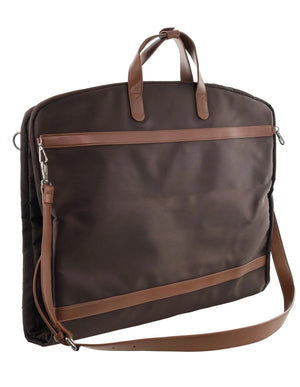 Pierre Cardin - PC4019 Nylon Overnight Garment Bag - Chocolate