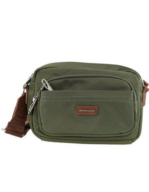 Pierre Cardin - PC4073 Nylon Crossbody Bag - Green